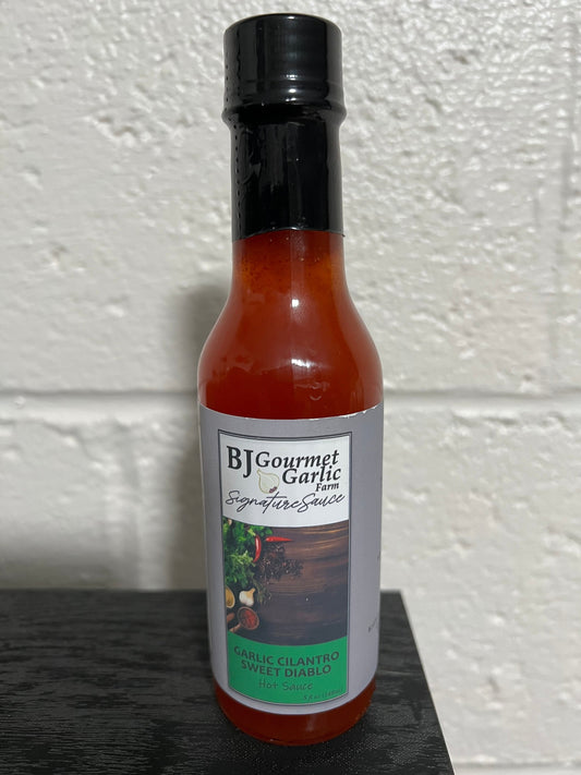 Sweet Diablo Hot Sauce Garlic & Cilantro