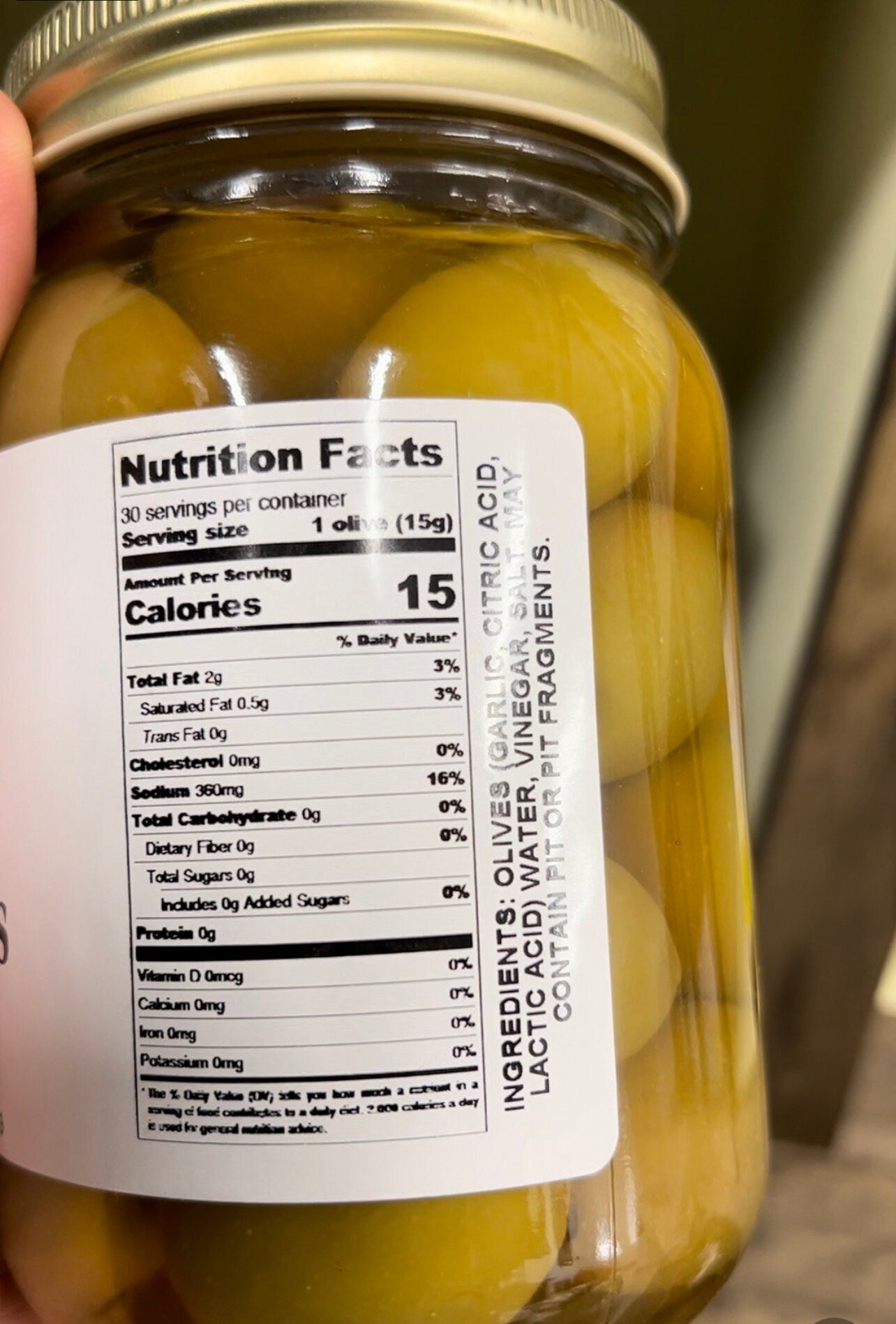 Garlic Stuffed Olives