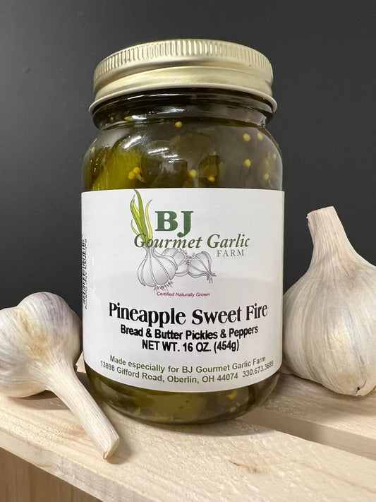 Pineapple Sweet Fire Bread & Butter Pickles and Peppers