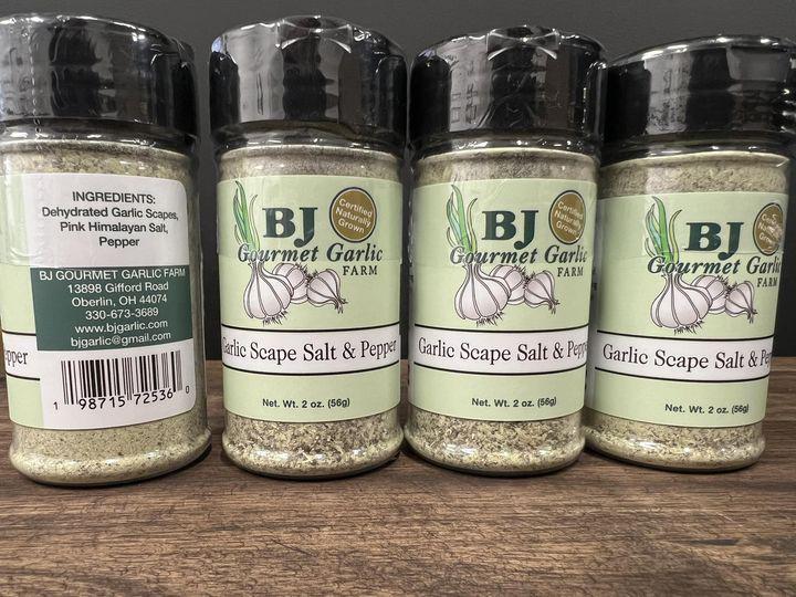 Garlic Scape Salt & Pepper
