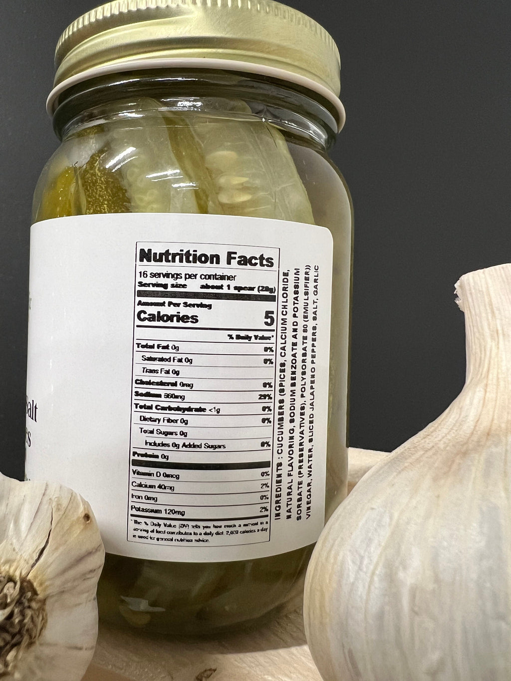 Garlic & Sea Salt Pickles