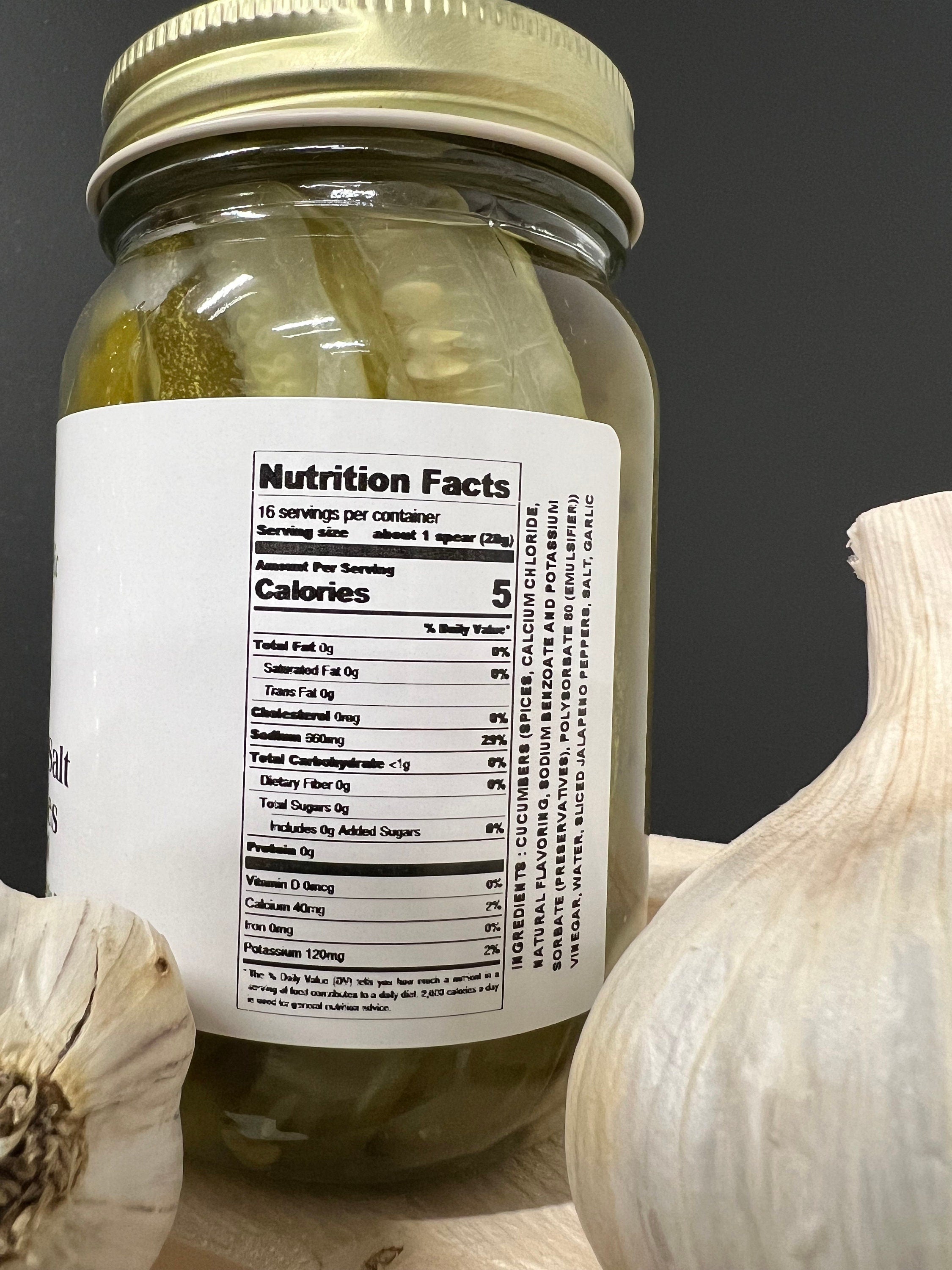 Garlic & Sea Salt Pickles