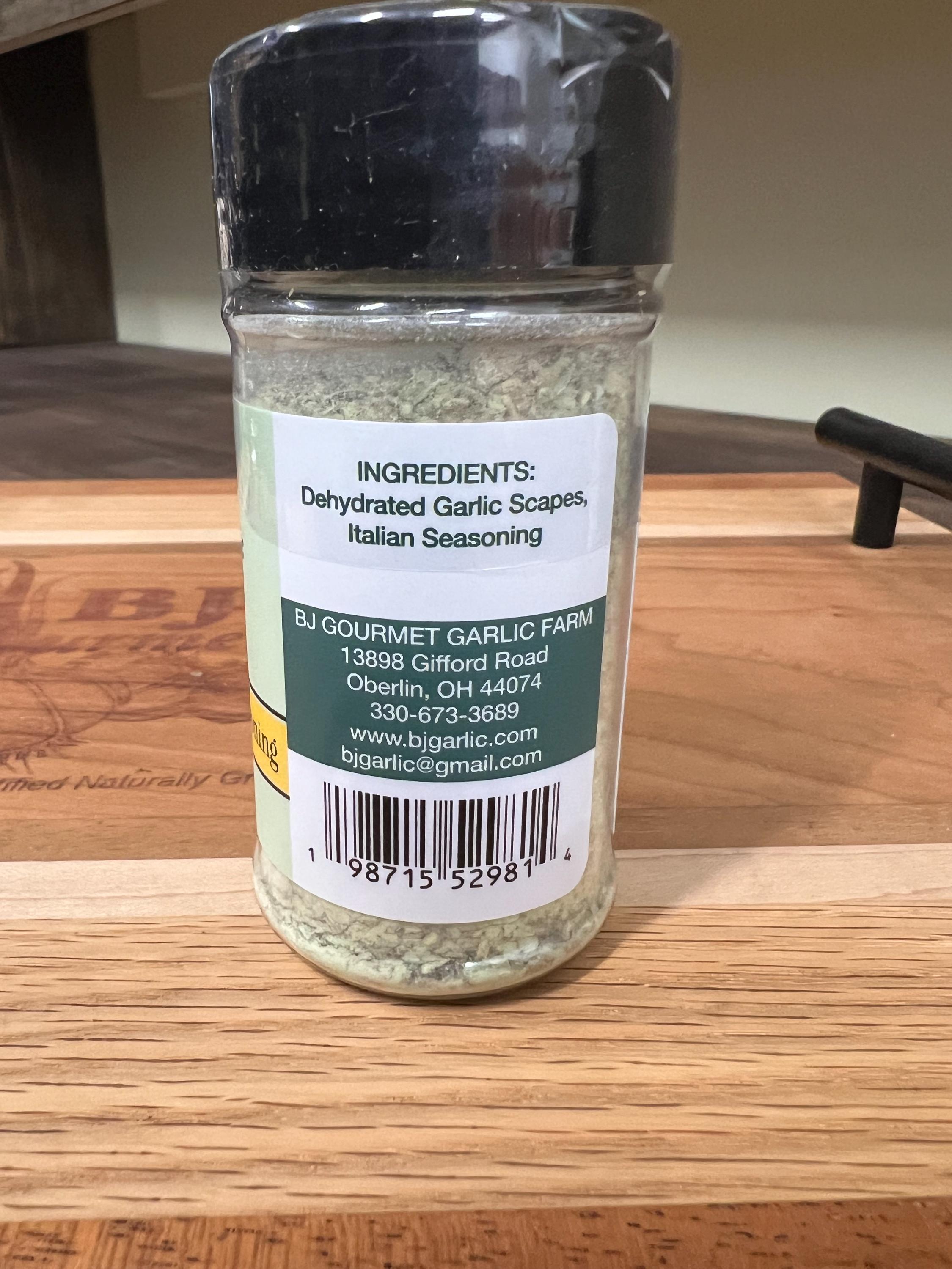 Garlic Scape Italian Seasoning