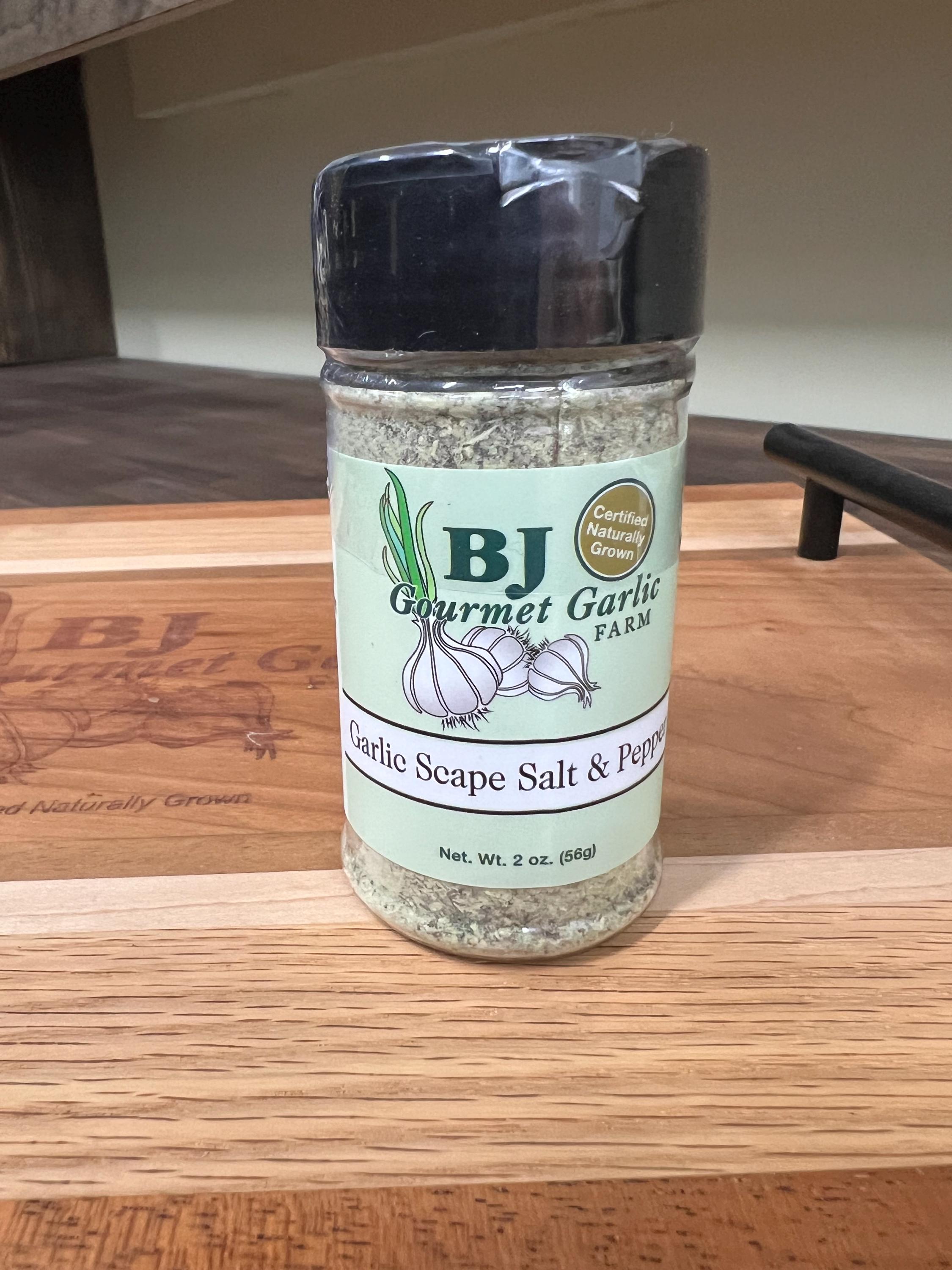 Garlic Scape Salt & Pepper