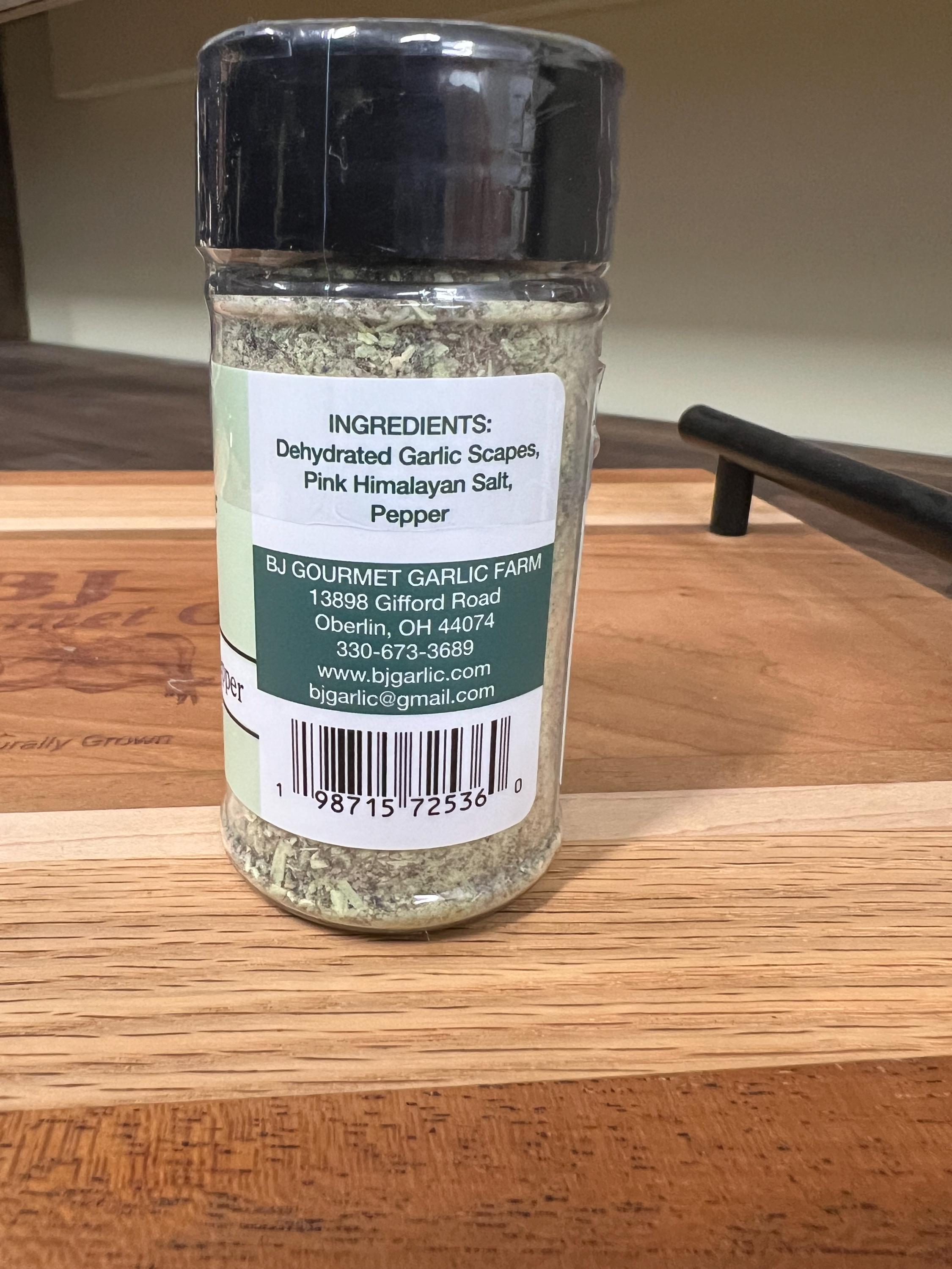 Garlic Scape Salt & Pepper